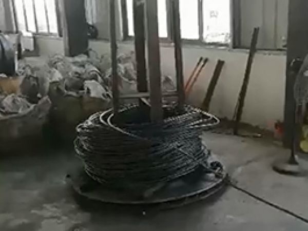 盘圆抛丸机调试视频