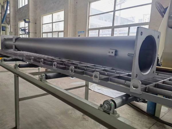 江苏南通灯杆通过式抛丸机