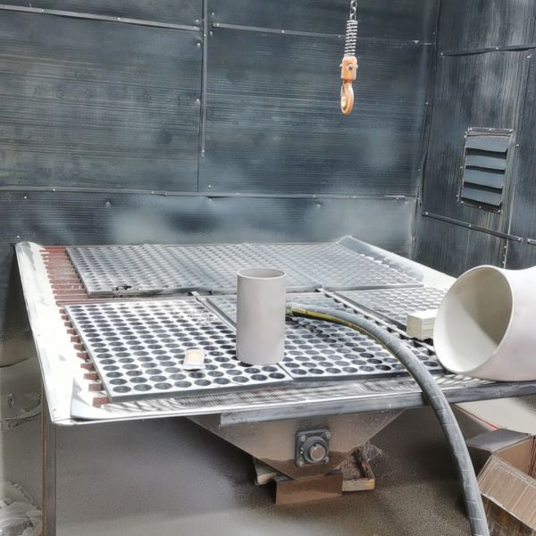 气力回收喷砂房