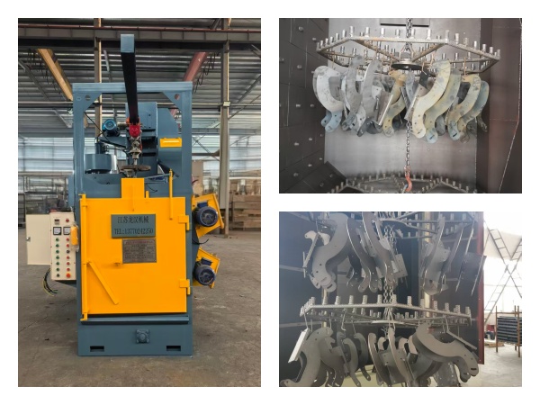 江苏常州Q372一体式吊钩抛丸机交付成功